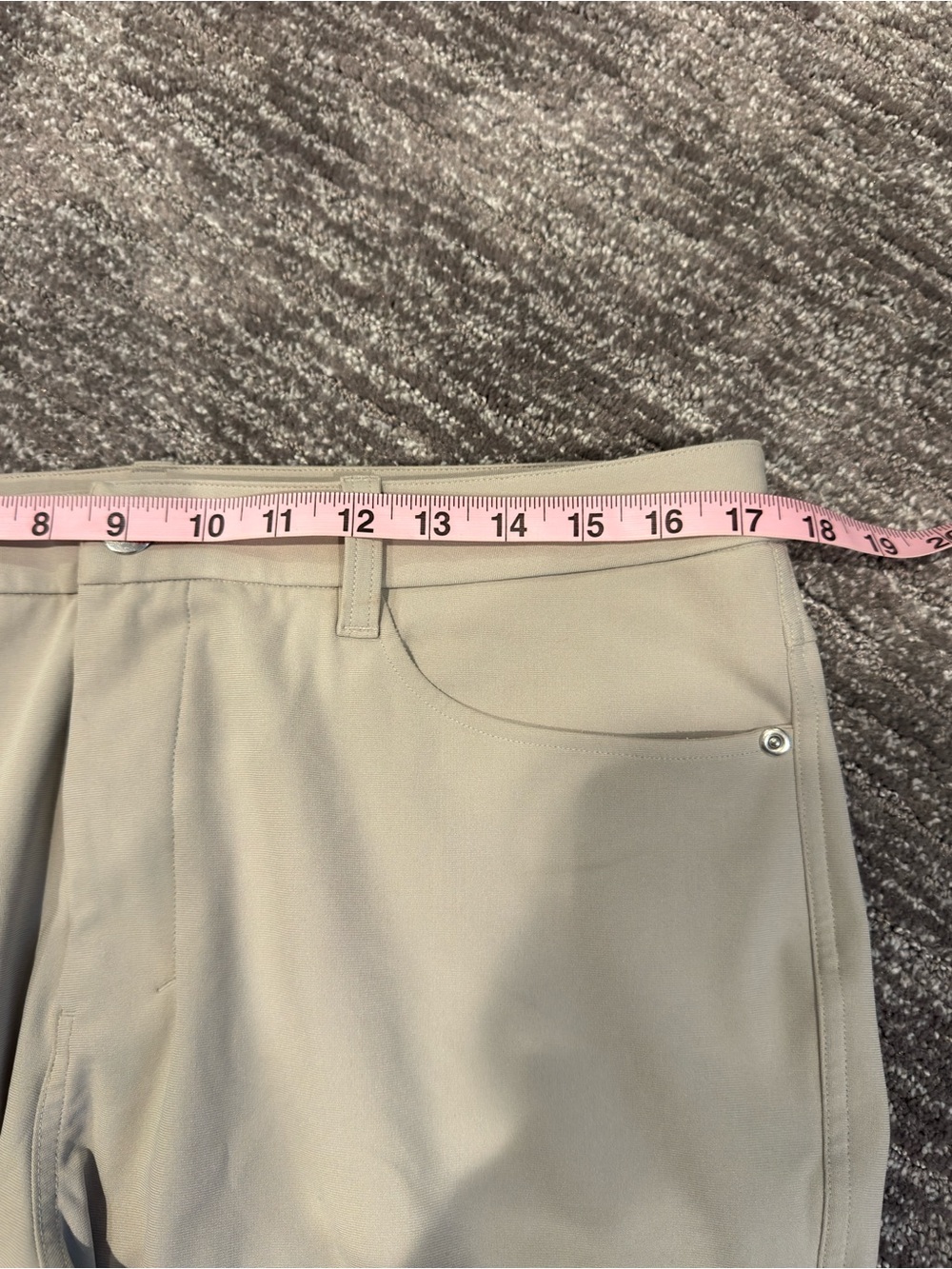 lululemon ABC Slim-Fit 5 Pocket Pants Warpstreme Mens 33 - Picture 2 of 7